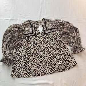 Maurice’s Blouse Animal Print Women’s Plus Sixe XXL NWT